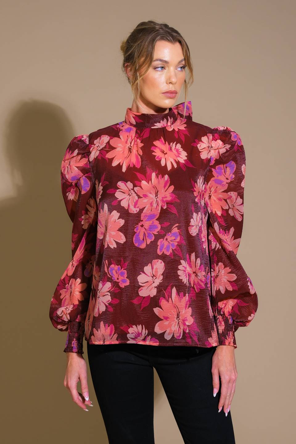 GARDEN ROMANCE WOVEN TOP Flying Tomato